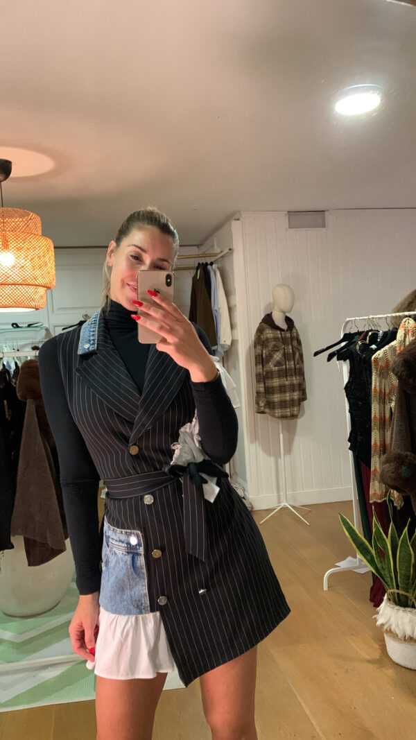 Vestido blazer Arlequín