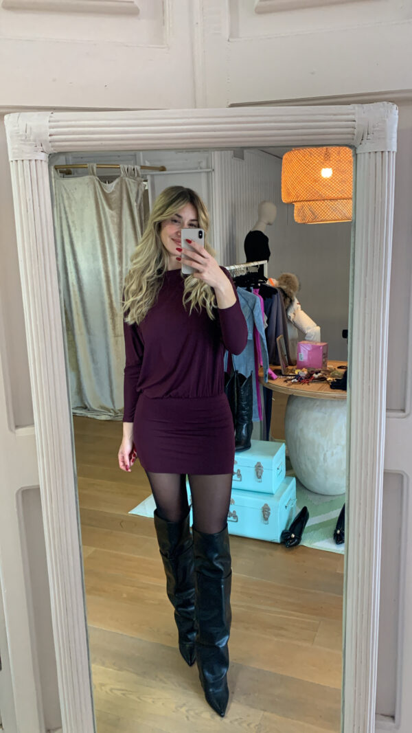 Vestido 90’s granate