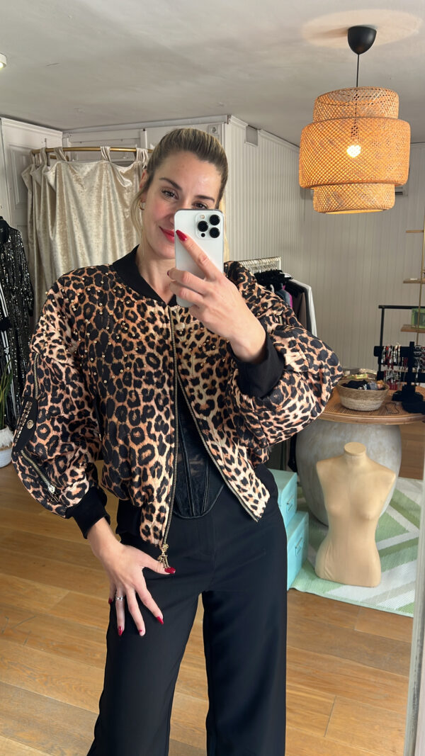 Bomber animal print