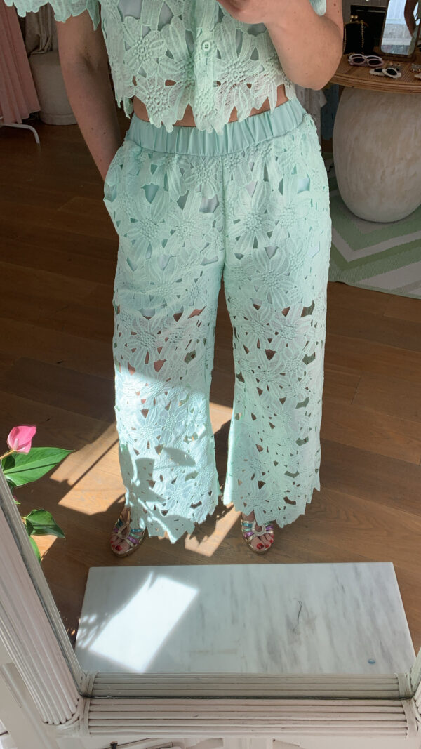 pantalón brocado menta (copia)