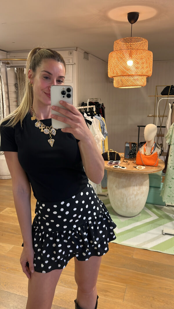 Camiseta basica bisset negra