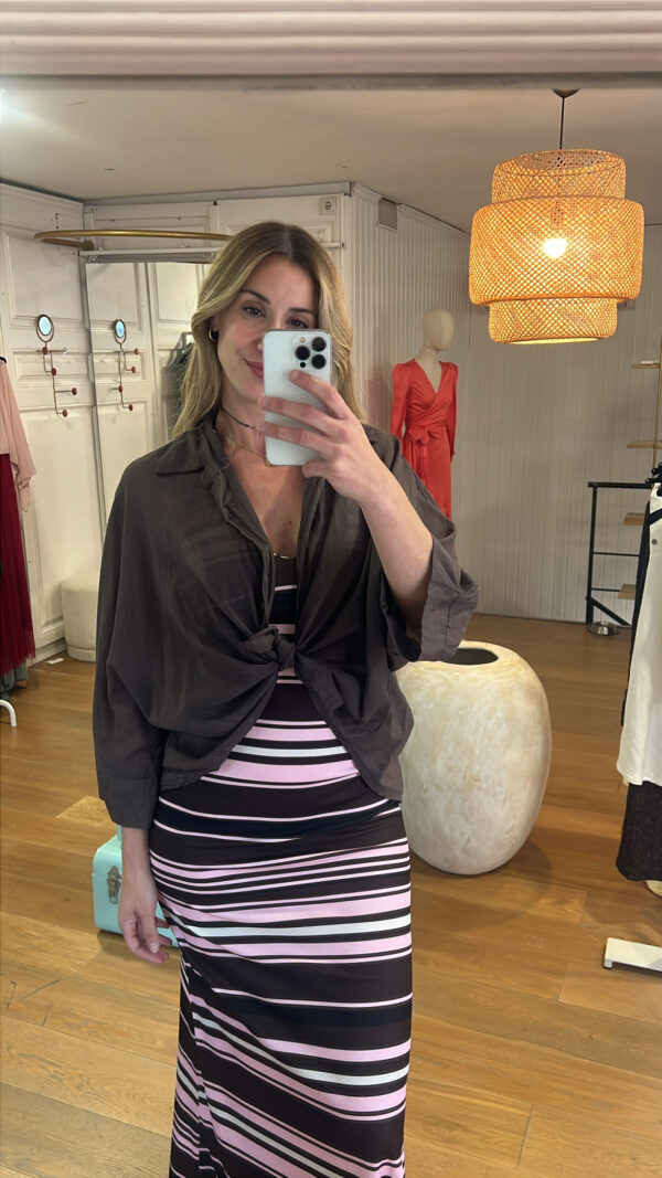 Camisa bombon chocolate