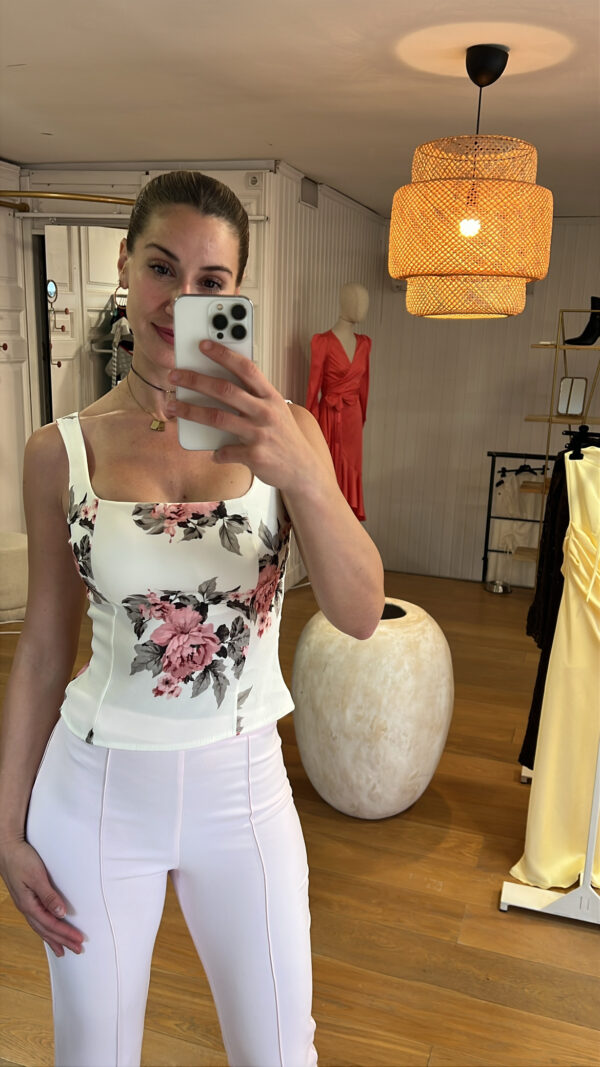 Top efecto corset Brigitte