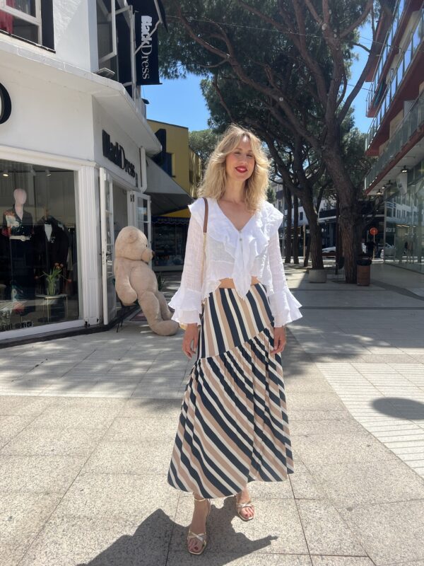 Falda Martina rallas