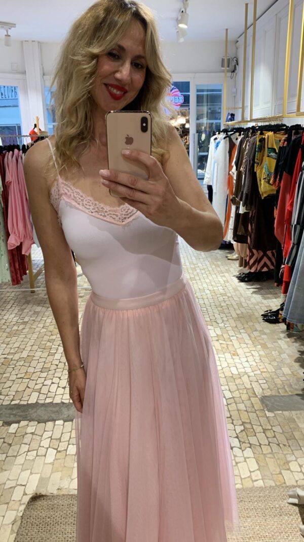 Top básico lisa rosa