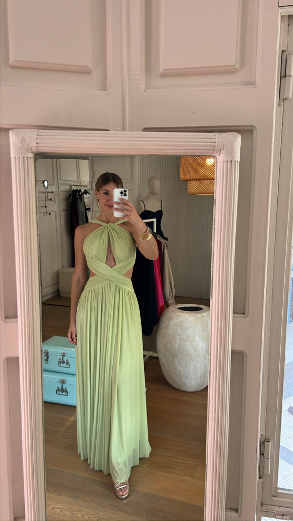 Vestido greace verde