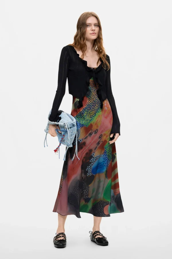 vestido estampado 2 en 1