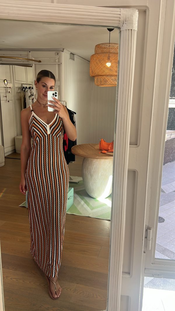 Vestido Soni naranja