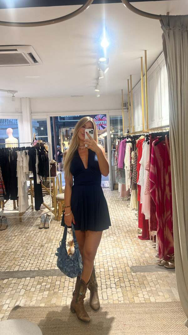 Vestido dance azul marino