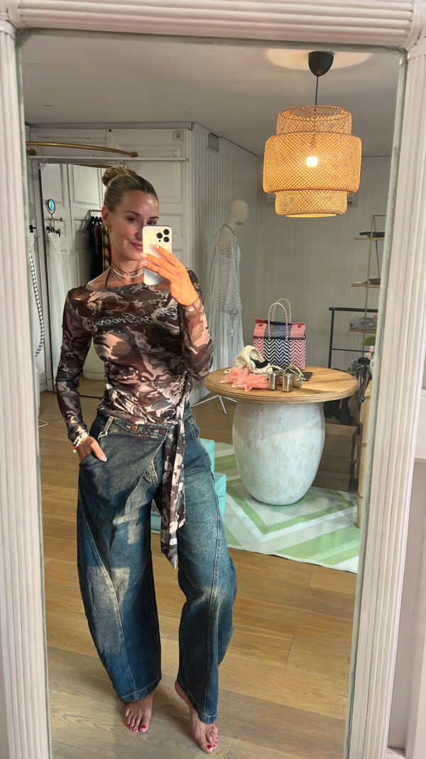 Pantalón jeans barreo fit