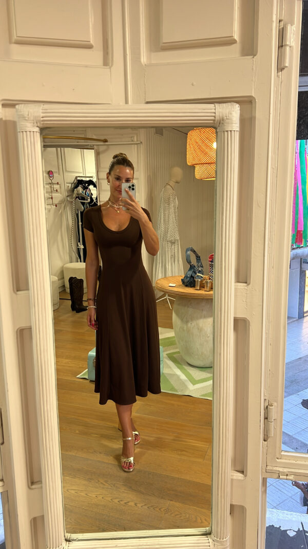 Vestido Elsa chocolate