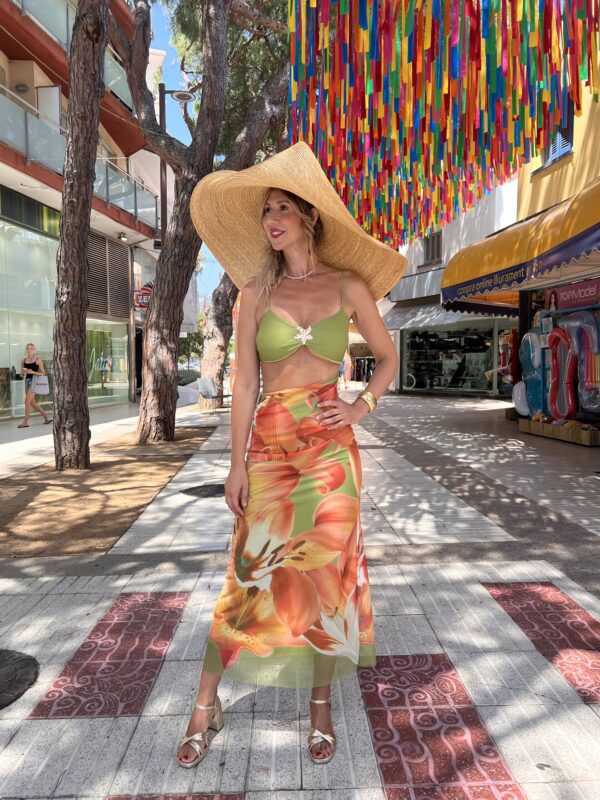 vestido cut out jlo