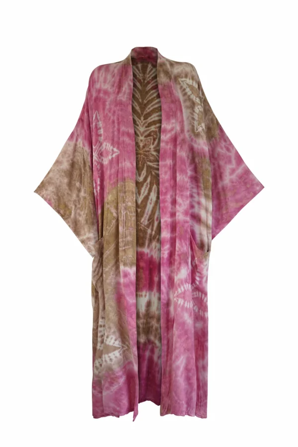 Peony Candy TT — Maxi Kimono