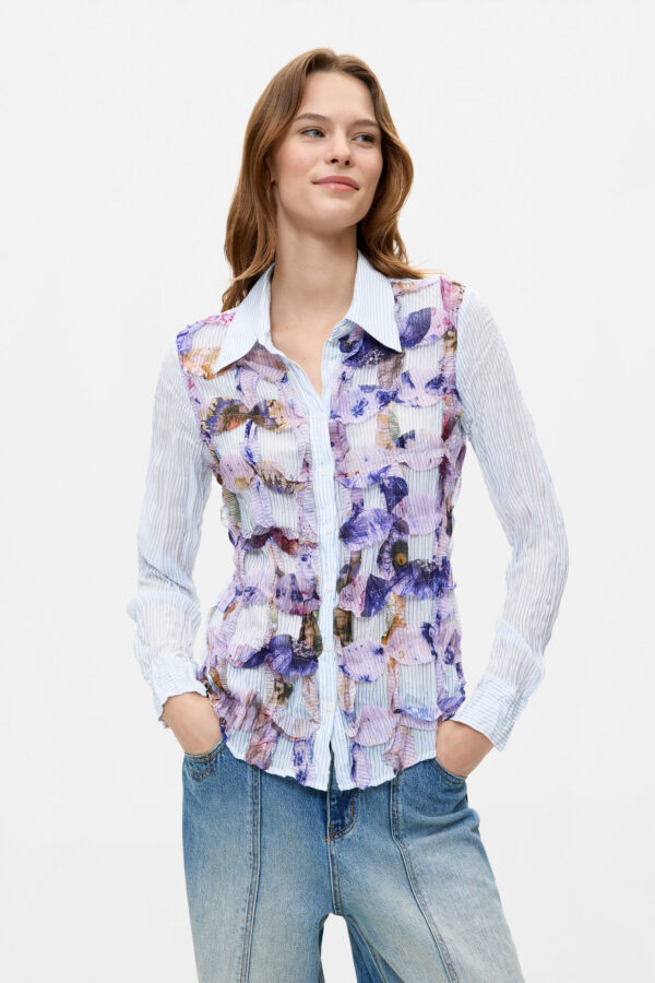 Camisa Estampada Manga Larga