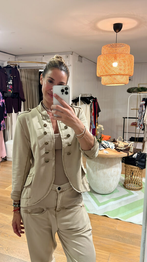 Chaqueta coronel algodón