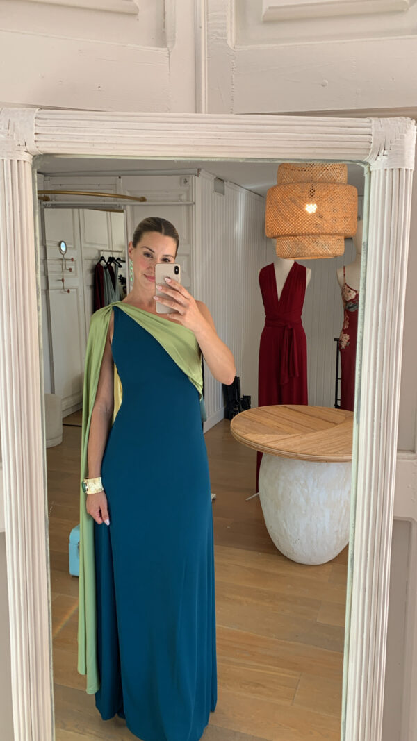 vestido Roma azulón