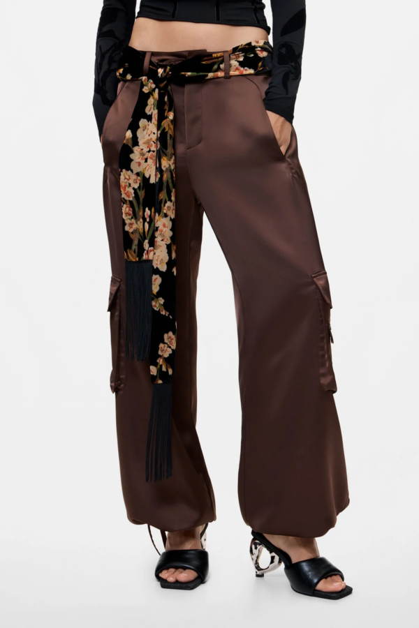 Foulard flecos floral