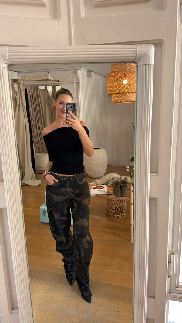 Pantalón cargo camuflaje