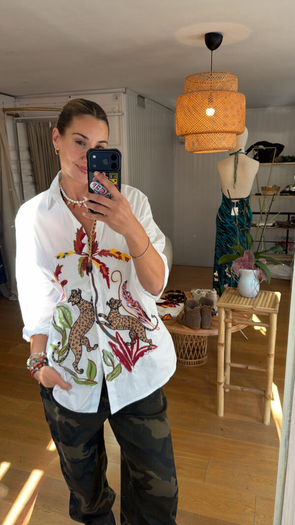 Camisa jungle chic