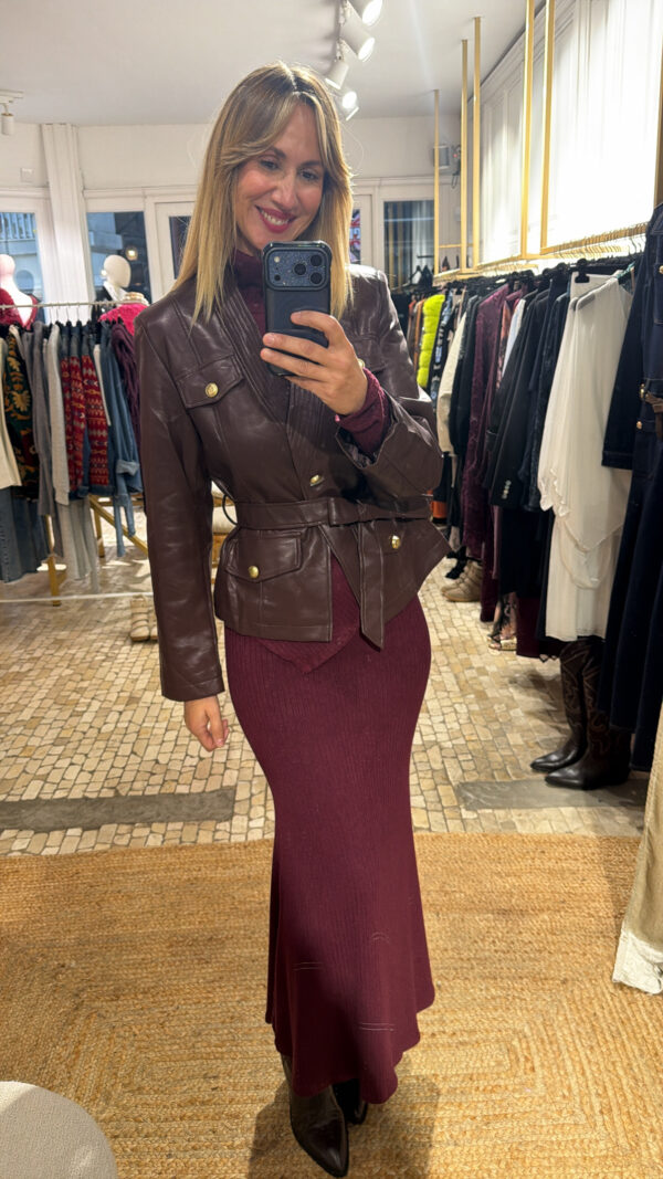 Chaqueta royal burdeos