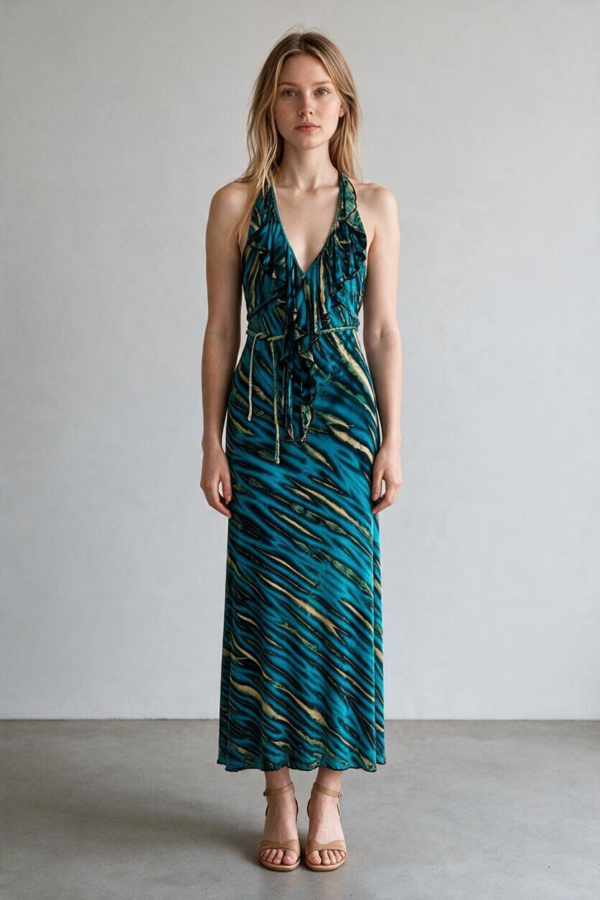Vestido tay azul